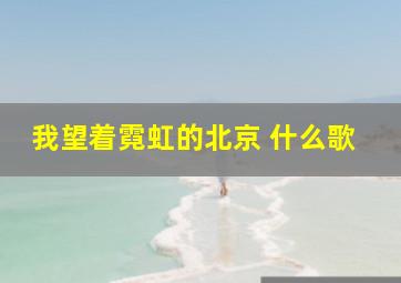 我望着霓虹的北京 什么歌